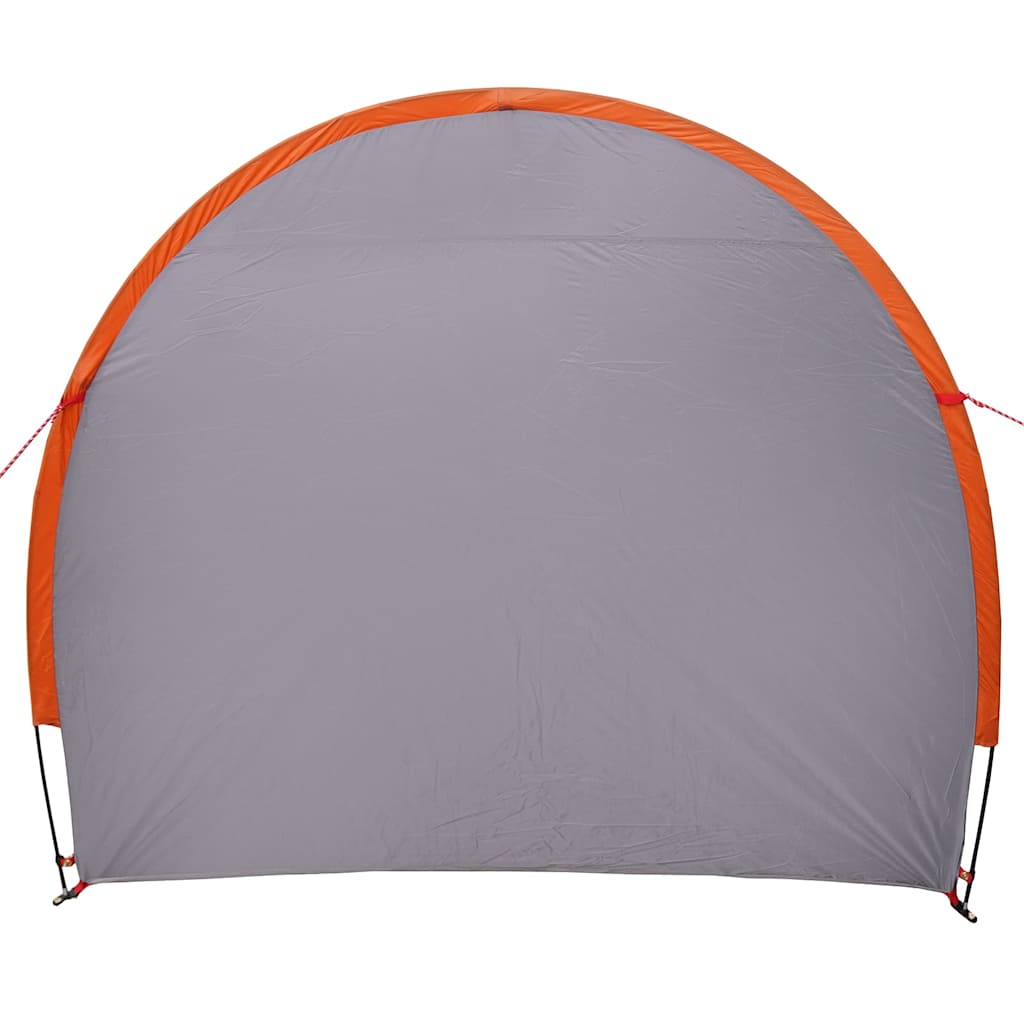 Bike Storage Tent with Roof Grey and Orange 210 x 90 x 174 cm