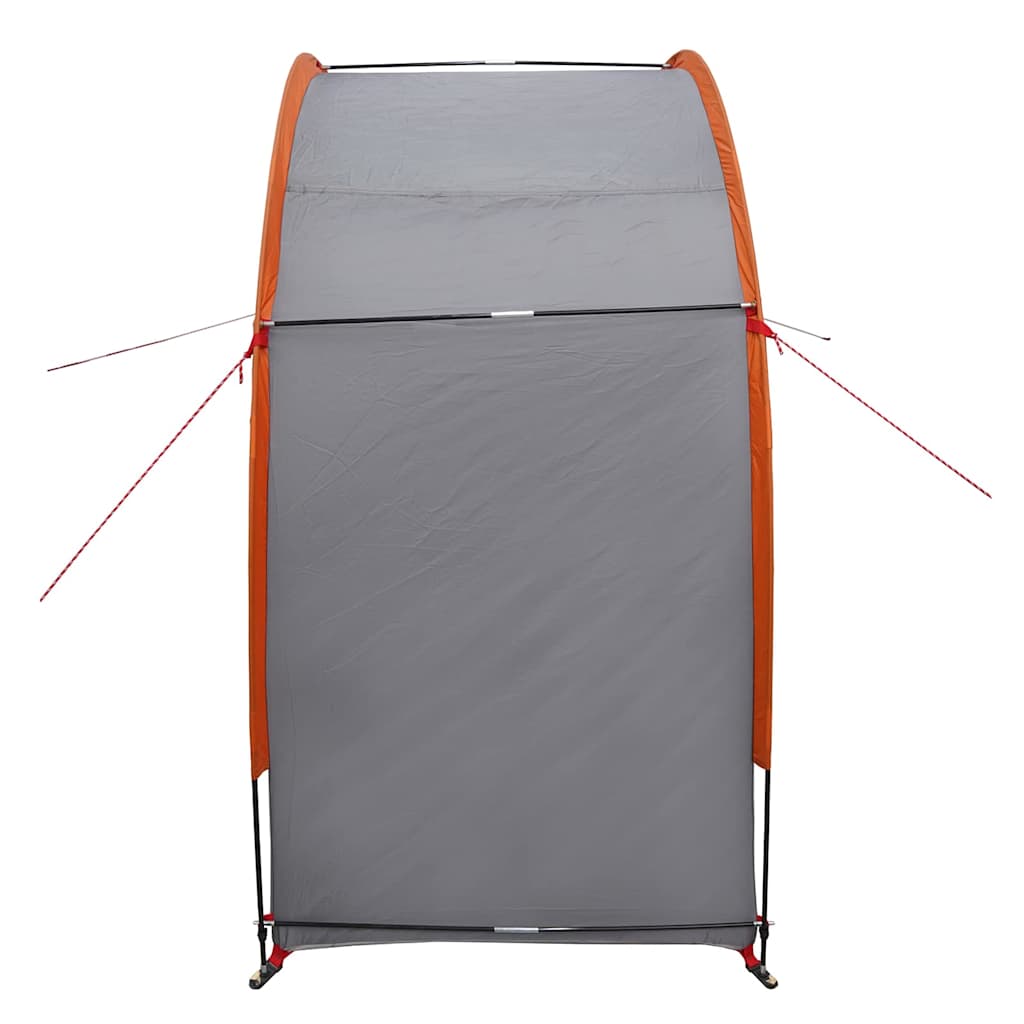 Bike Storage Tent with Roof Grey and Orange 210 x 90 x 174 cm