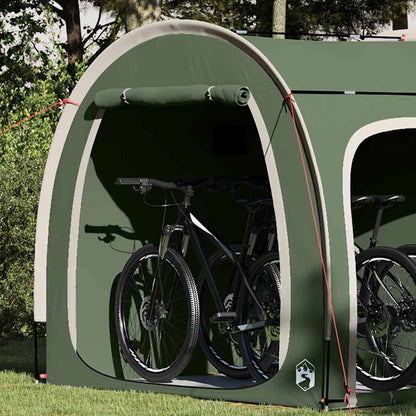 Bike Storage Tent with Roof Green 218 x 156 x 180 cm