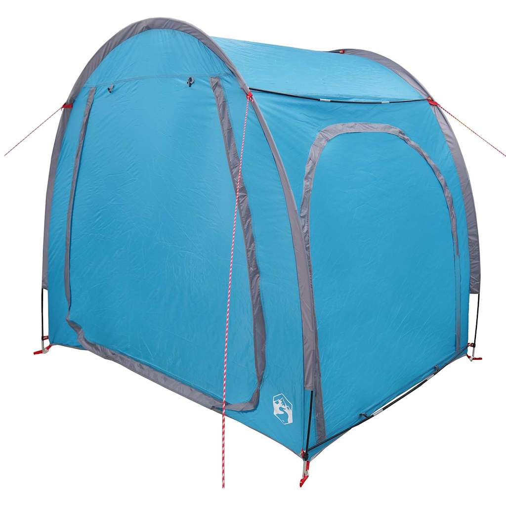 Bike Storage Tent with Roof Blue 218 x 156 x 180 cm