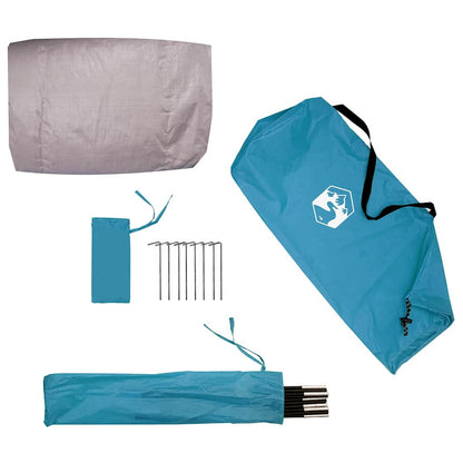 Bike Storage Tent with Roof Blue 218 x 156 x 180 cm