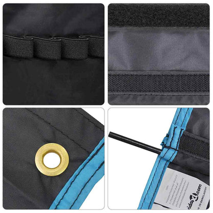 Storage bag with Storage Black, Blue 91 x 47.5 cm Oxford