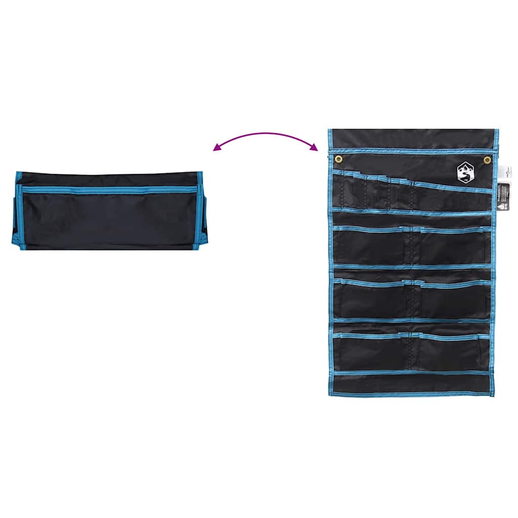Storage bag with Storage Black, Blue 63.5 x 40 cm Oxford