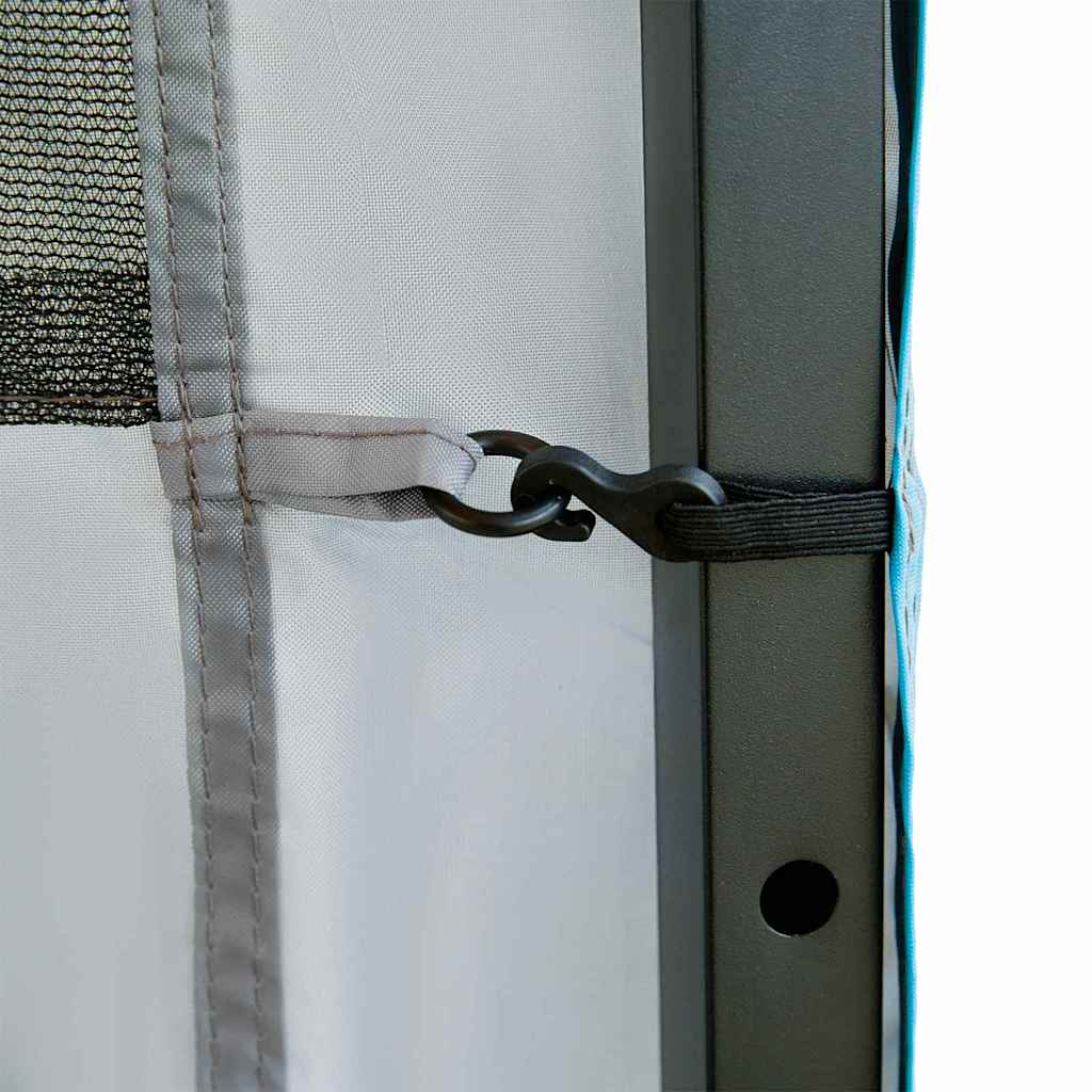 Hanging Tent Organiser with Storage Grey 320 x 182 cm