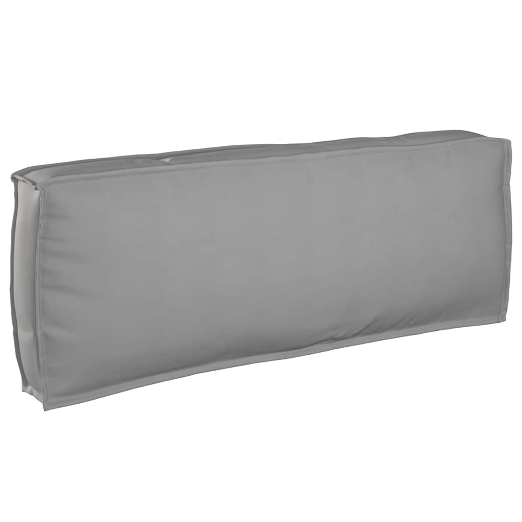 Pallet Cushion Set 2 pcs Grey Oxford fabric