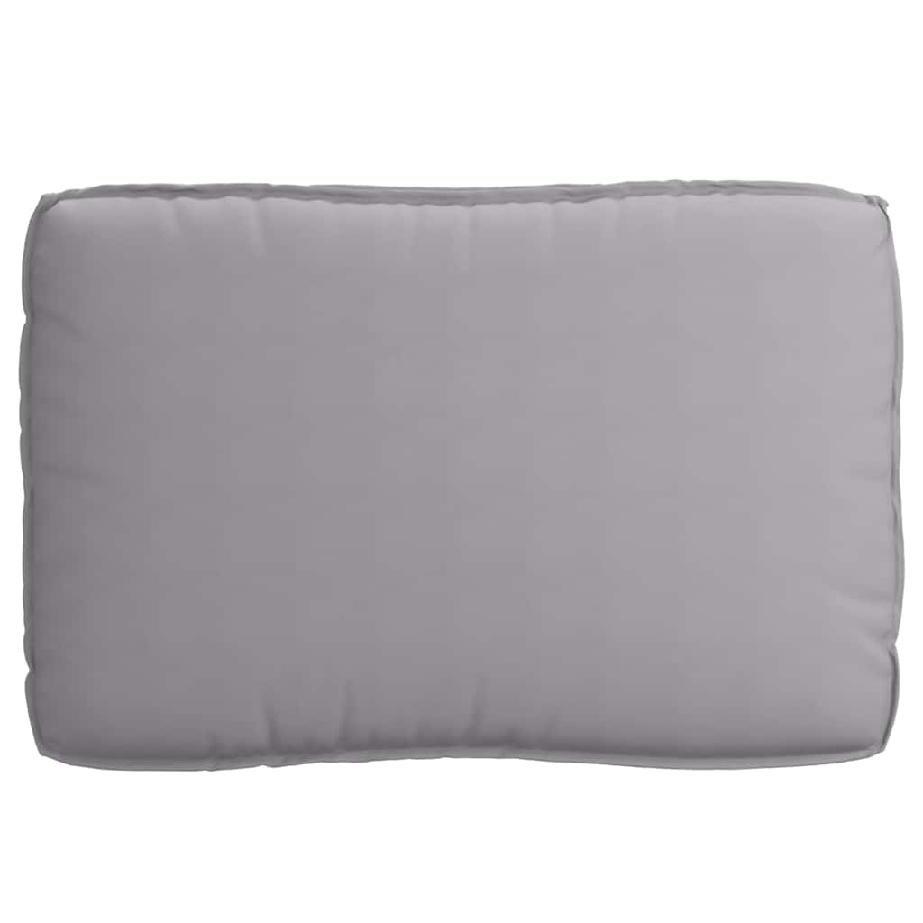 Pallet Cushion Set 2 pcs Grey Oxford fabric