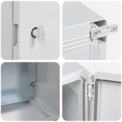 Control Cabinet Grey 21 x 13 x 28 cm ABS Plastic