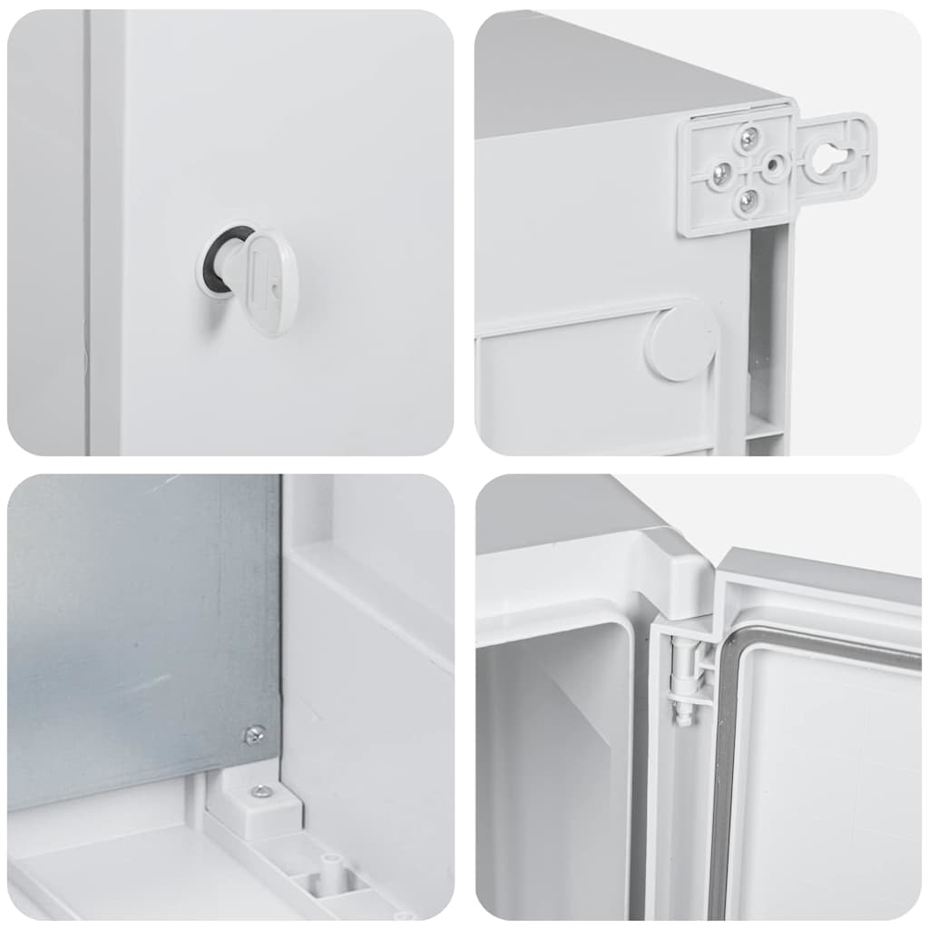 Control Cabinet Grey 50 x 23 x 60 cm ABS Plastic