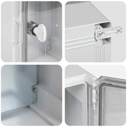 Control Cabinet Grey 18 x 13 x 24 cm ABS Plastic