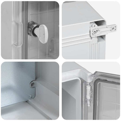 Control Cabinet Grey 21 x 13 x 28 cm ABS Plastic