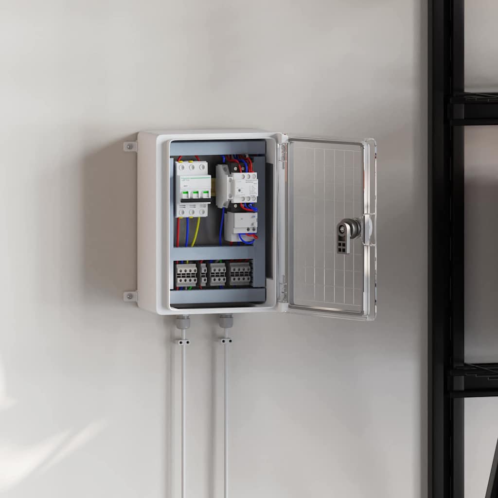 Control Cabinet Grey 21 x 13 x 28 cm ABS Plastic