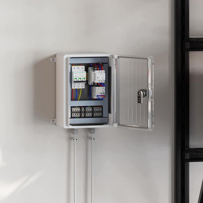 Control Cabinet Grey 21 x 13 x 28 cm ABS Plastic