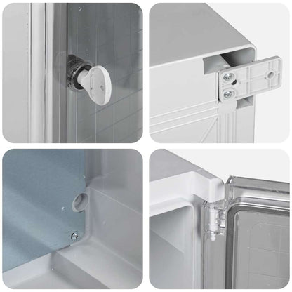 Control Cabinet Grey 25 x 13 x 30 cm ABS Plastic