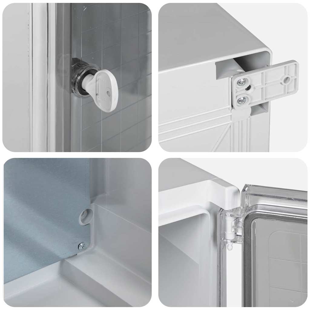 Control Cabinet Grey 25 x 13 x 33 cm ABS Plastic