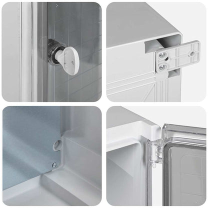 Control Cabinet Grey 25 x 13 x 33 cm ABS Plastic