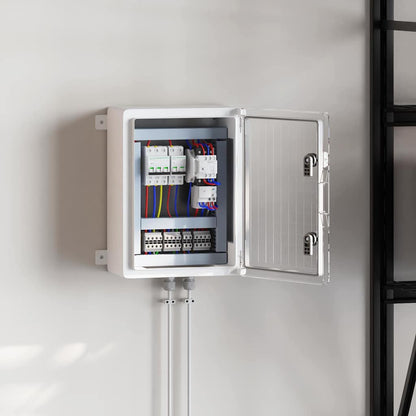 Control Cabinet Grey 30 x 19.5 x 40 cm ABS Plastic