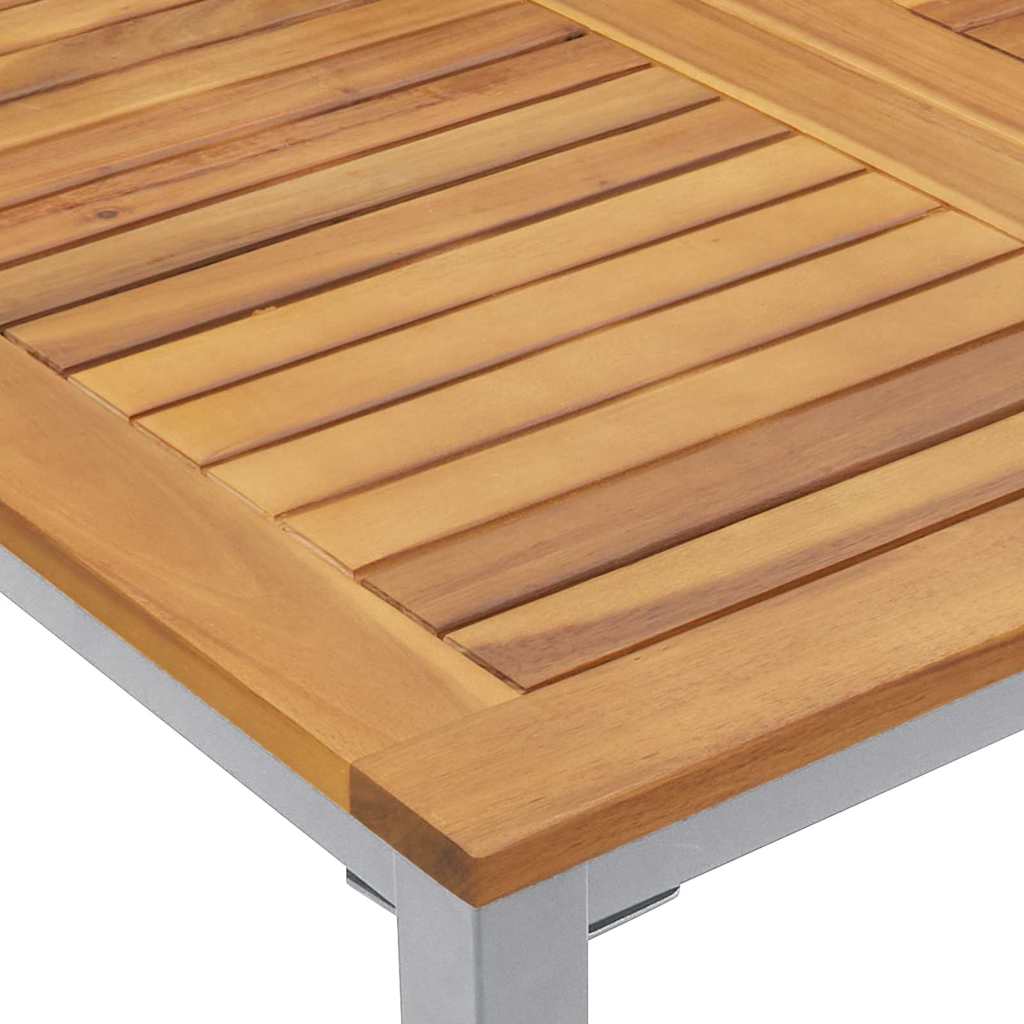 Outdoor Tables Natural and grey 150 x 90 x 75 cm