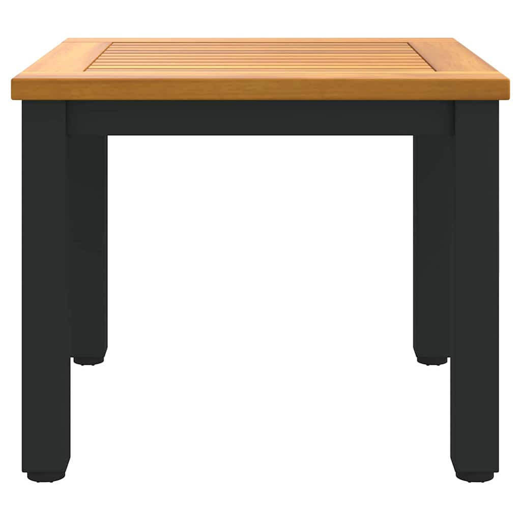 Outdoor Tables Natural and black 45 x 45 x 38 cm