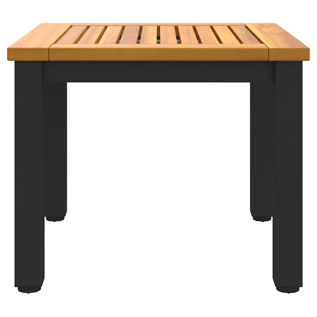Outdoor Tables Natural and black 45 x 45 x 38 cm