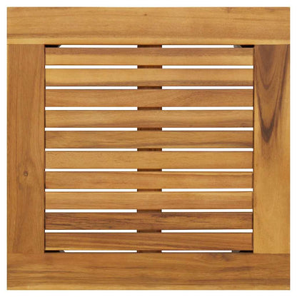 Outdoor Tables Natural and black 45 x 45 x 38 cm