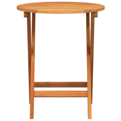 Folding Garden Table Natural 60 x 60 x 72 cm Solid acacia wood
