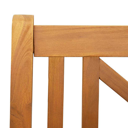 Garden Swing Bench Brown 119 x 35 x 47cm Solid Acacia wood