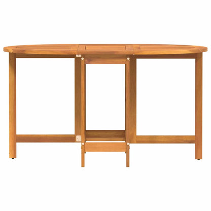 Garden Table Folding Brown 110 x 60 x 72 cm Solid Acacia wood