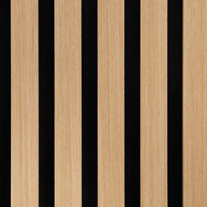 Acoustic Wall Panels 2 pcs Slatted 60.5x60 cm Oak Veneer
