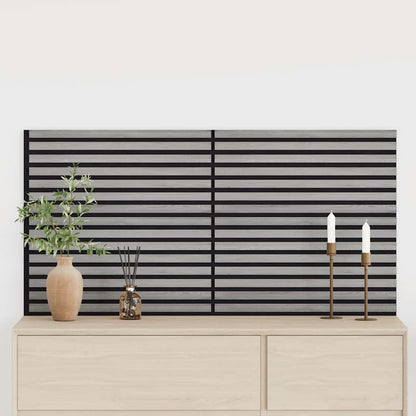 Acoustic Wall Panels 2 pcs Slatted 60.5x60 cm Oak Veneer
