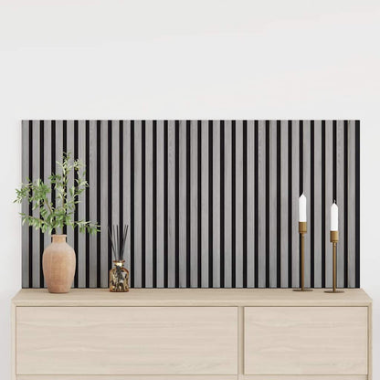 Acoustic Wall Panels 2 pcs Slatted 60.5x60 cm Oak Veneer