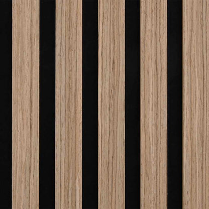 Acoustic Wall Panels 2 pcs Slatted 60.5x60 cm Oak Veneer