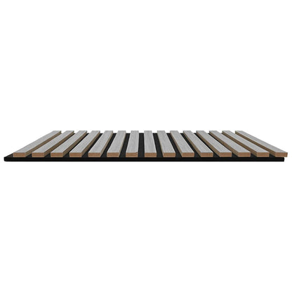 Acoustic Wall Panels 8 pcs Slatted 60.5x60 cm Oak Veneer