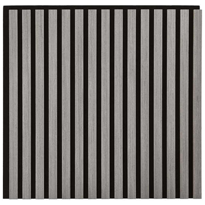 Acoustic Wall Panels 8 pcs Slatted 60.5x60 cm Oak Veneer