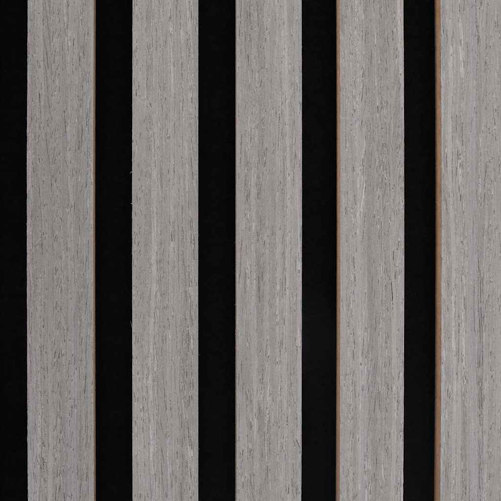 Acoustic Wall Panels 8 pcs Slatted 60.5x60 cm Oak Veneer