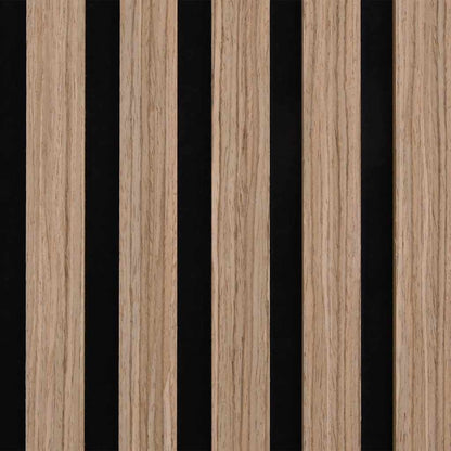 Acoustic Wall Panels 8 pcs Slatted 60.5x60 cm Oak Veneer