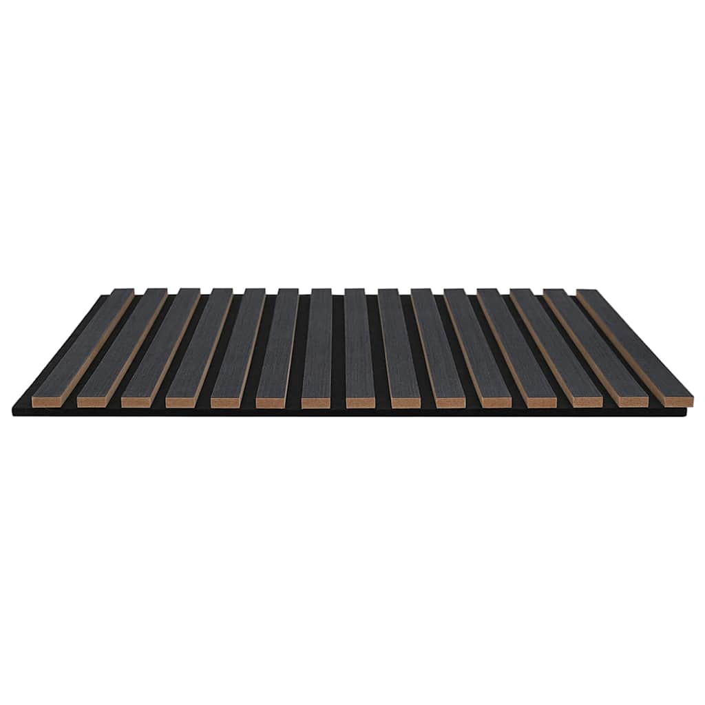 Acoustic Wall Panels 8 pcs Slatted 60.5x60 cm Oak Veneer