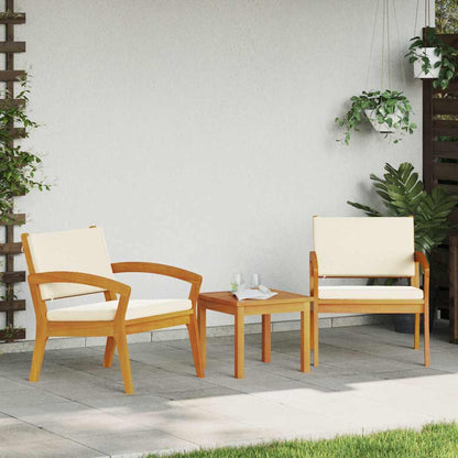 Garden Chair 2 pcs Brown Solid Acacia wood