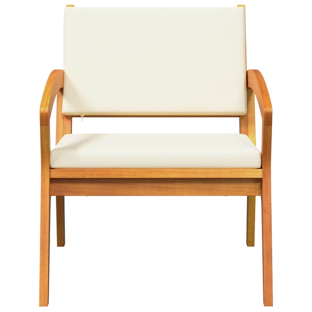 Garden Chair 2 pcs Brown Solid Acacia wood