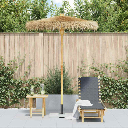 Tiki Umbrella with Banana Leaf Canopy 150 cm Bamboo