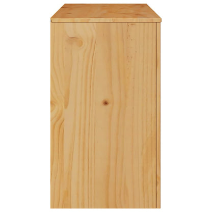 Chest of Drawers Drammen Oak 111 x 43 x 73.5 cm Solid Pine wood