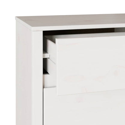 Chest of Drawers with Drawer Drammen White 111 x 43 x 73.5 cm