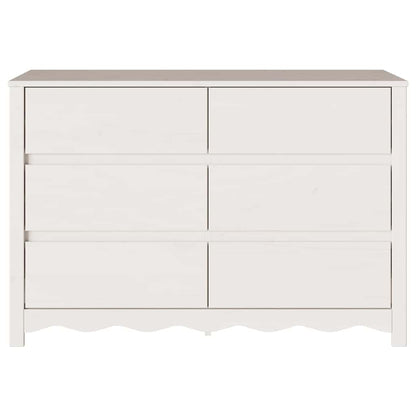 Chest of Drawers with Drawer Drammen White 111 x 43 x 73.5 cm