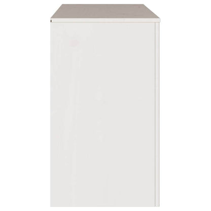 Chest of Drawers with Drawer Drammen White 111 x 43 x 73.5 cm