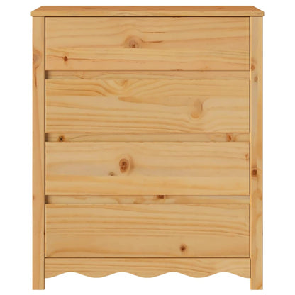 Chest of Drawers Drammen Oak 76.5 x 40 x 91 cm Solid Pine wood