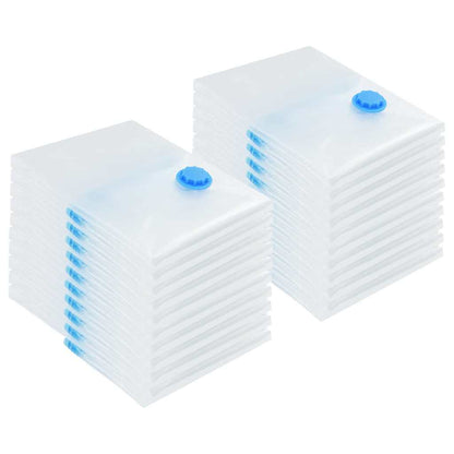 Vacuum Storage Bags 20 pcs Transparent and blue 70 x 50 cm