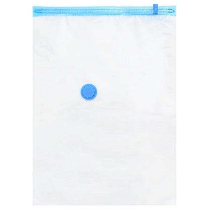 Vacuum Storage Bags 5 pcs Transparent and blue 80 x 60 cm