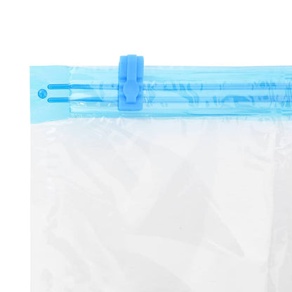 Vacuum Storage Bags 10 pcs Transparent and blue 130 x 100 cm