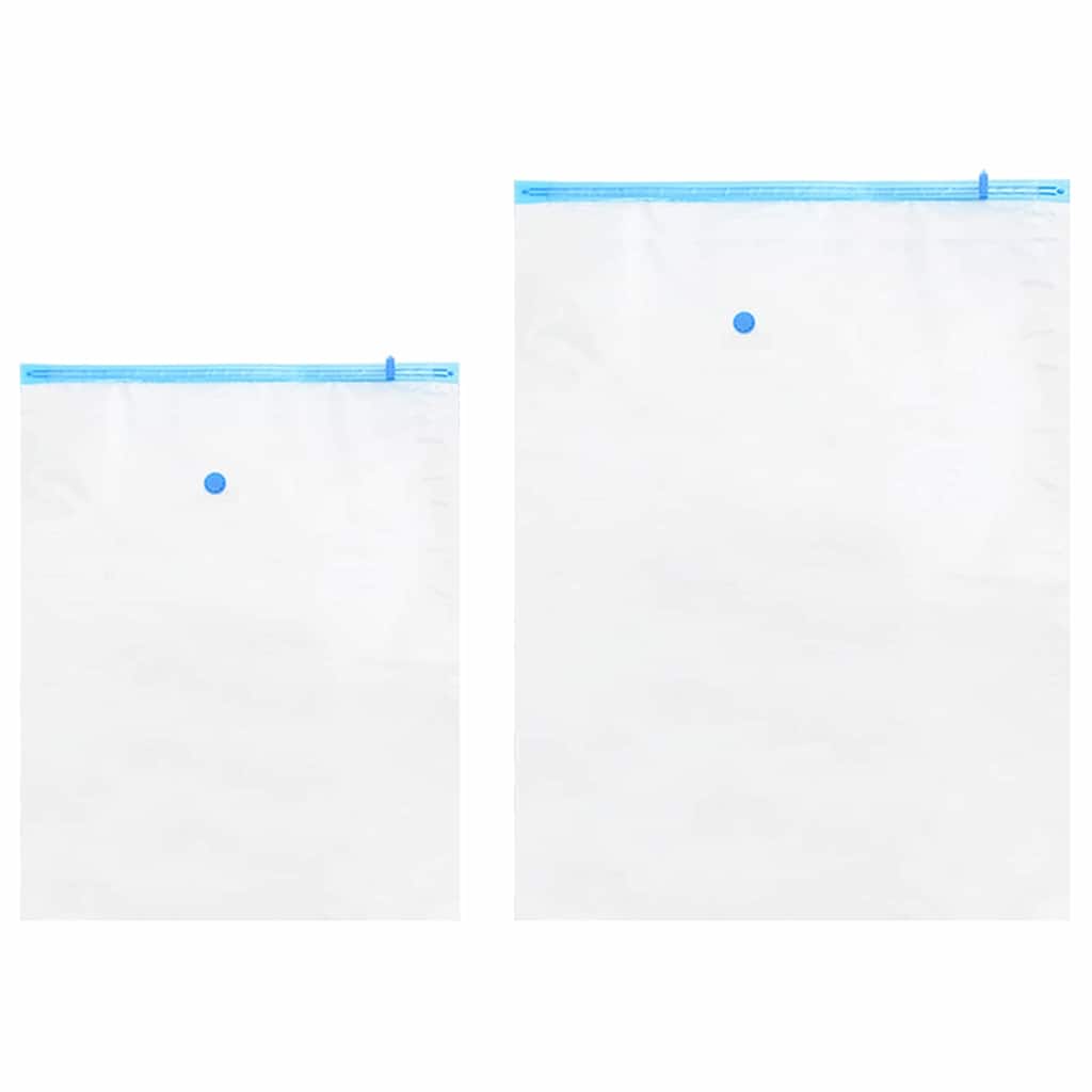 Vacuum Storage Bags 5 pcs Transparent and blue 130 x 100 cm