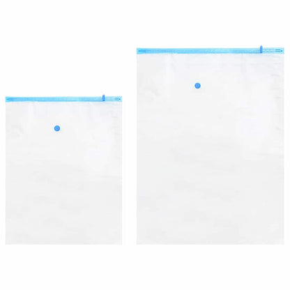 Vacuum Storage Bags 5 pcs Transparent and blue 130 x 100 cm