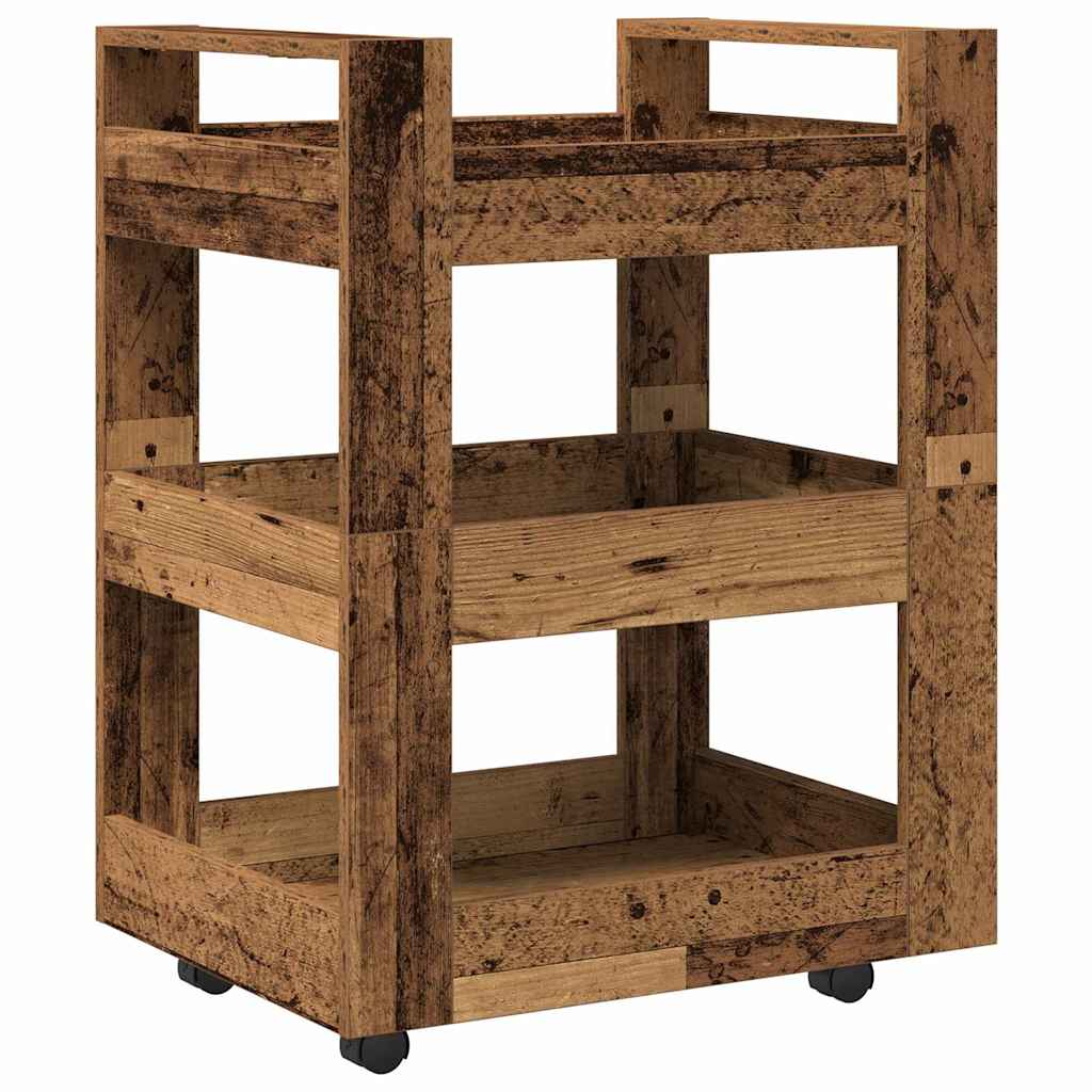 Kitchen Trolley Old wood 60 x 45 x 80 cm Engineered wood
